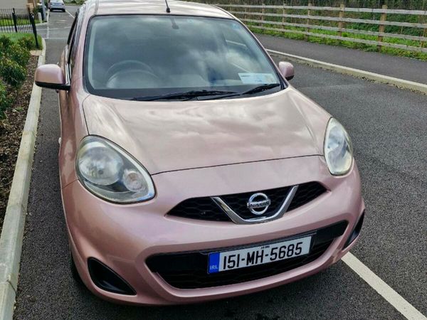 Nissan March Hatchback, Petrol, 2015, Pink
