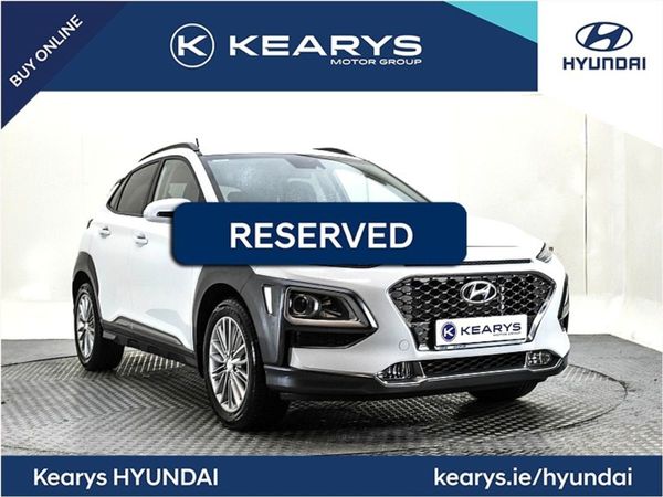 Hyundai KONA Crossover, Petrol, 2018, White