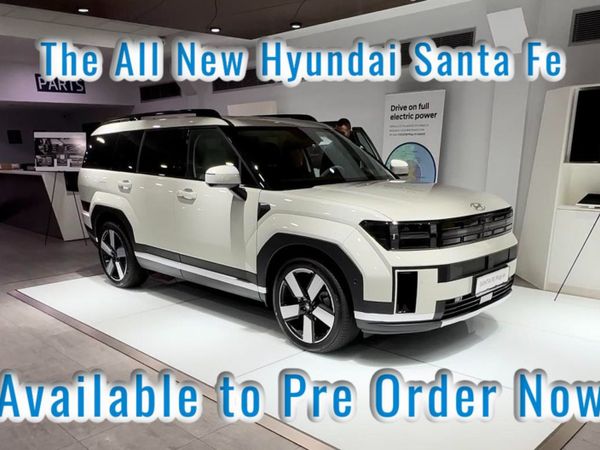 Hyundai Santa Fe SUV, Petrol Plug-in Hybrid, 2024, White