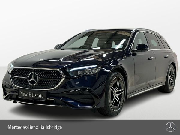 Mercedes-Benz E-Class Estate, Diesel Plug-in Hybrid, 2024, Blue