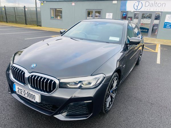 BMW 5-Series Saloon, Petrol Hybrid, 2021, Grey