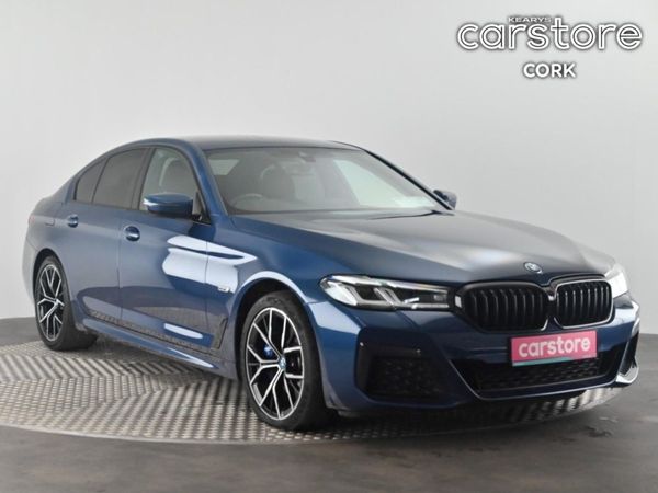 BMW 5-Series Saloon, Petrol Plug-in Hybrid, 2022, Blue