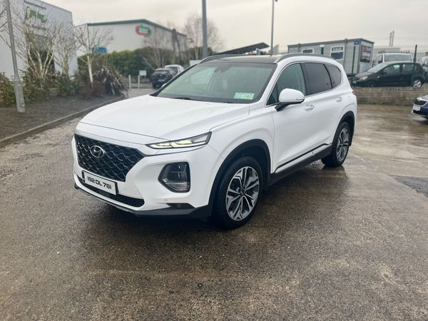 Hyundai Santa Fe SUV, Diesel, 2019, White