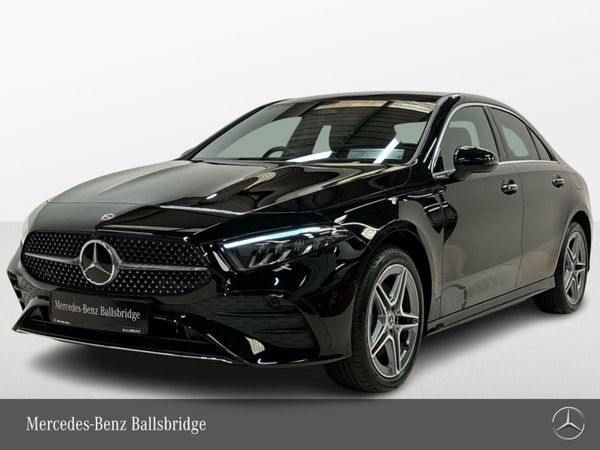 Mercedes-Benz A-Class Saloon, Petrol Hybrid, 2023, Black