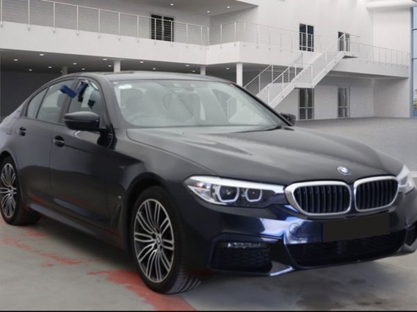 BMW 5-Series Saloon, Petrol Plug-in Hybrid, 2018, Black