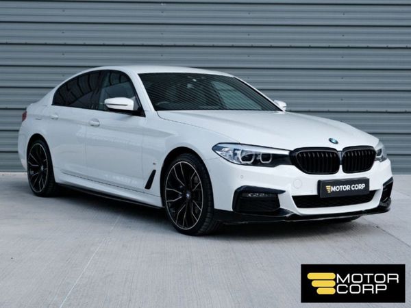 BMW 5-Series Saloon, Hybrid, 2019, White