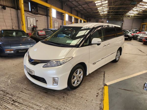 Toyota Estima MPV, Petrol Hybrid, 2012, White