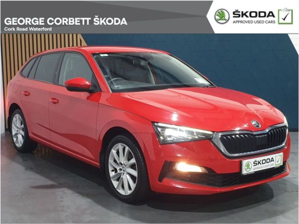 Skoda Scala Hatchback, Petrol, 2020, Red