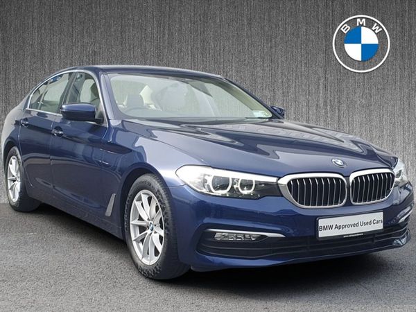 BMW 5-Series Saloon, Diesel, 2017, Blue