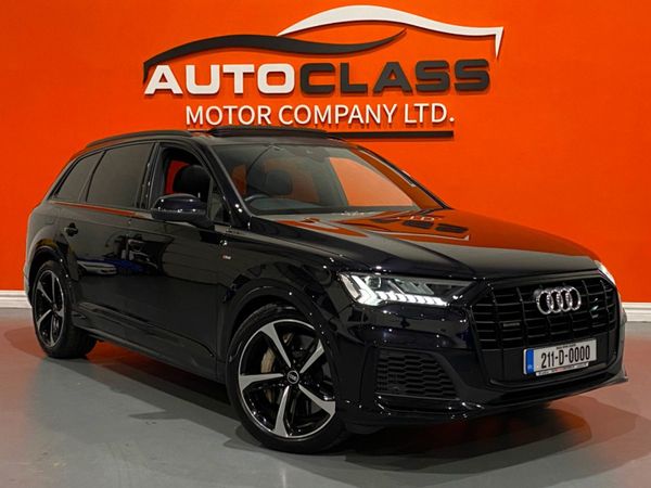 Audi Q7 Estate, Hybrid, 2021, Black