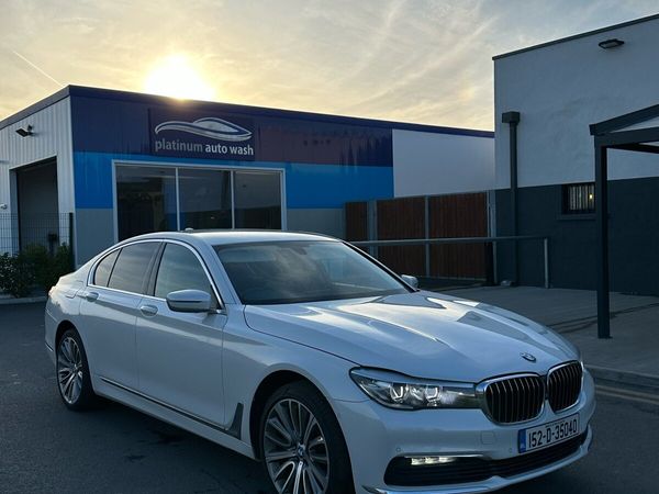 BMW 7-Series Saloon, Diesel, 2015, White
