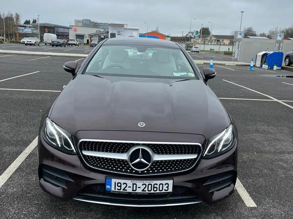 Mercedes-Benz E-Class Coupe, Diesel, 2019, Red