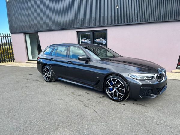 BMW 5-Series Estate, Diesel Hybrid, 2022, Grey