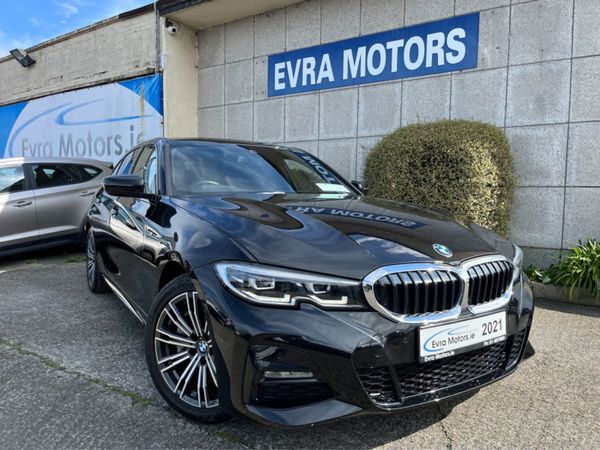 BMW 3-Series Saloon, Petrol Hybrid, 2021, Black