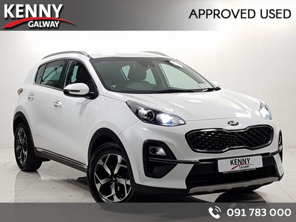 Kia Sportage MPV, Diesel Hybrid, 2021, White