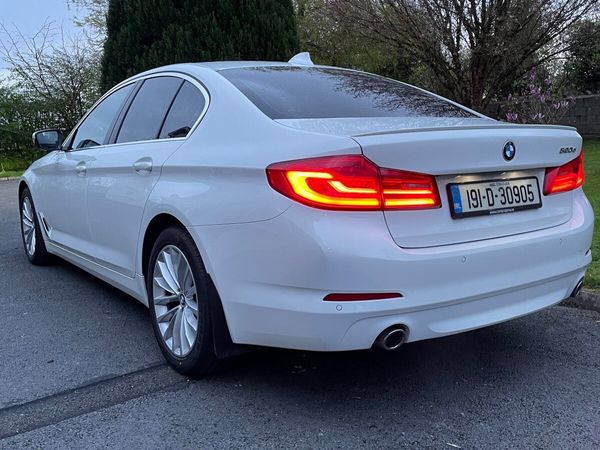 BMW 5-Series Saloon, Diesel, 2019, White