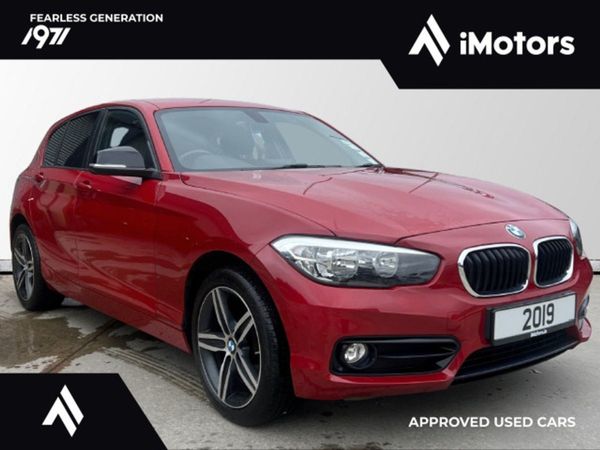 BMW 1-Series Hatchback, Petrol, 2019, Red