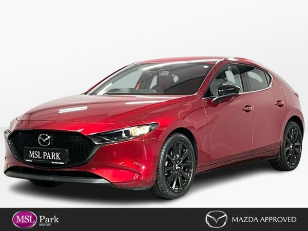 Mazda 3 Hatchback, Petrol Hybrid, 2022, Red