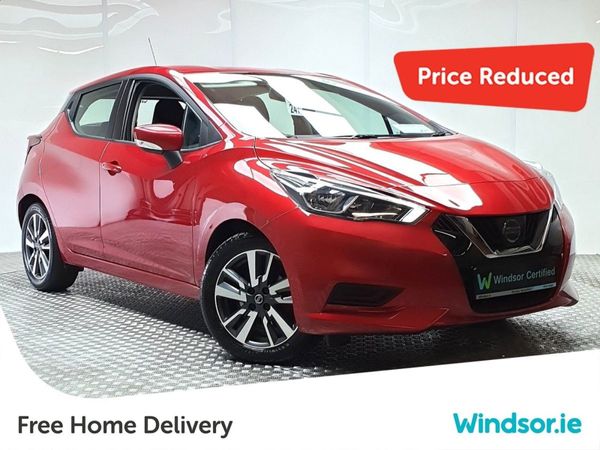 Nissan Micra Hatchback, Petrol, 2020, Red