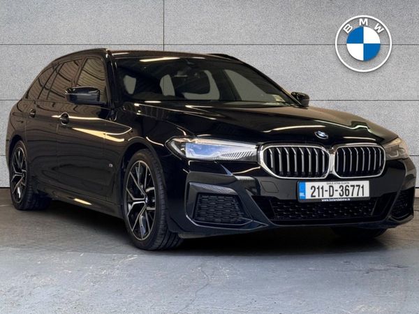 BMW 5-Series Estate, Diesel, 2021, Black