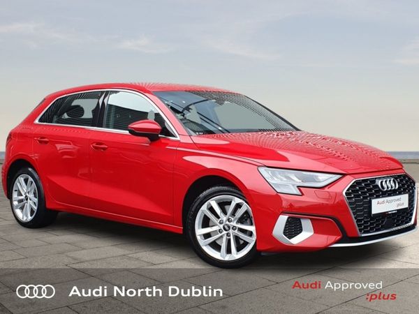 Audi A3 Hatchback, Petrol Plug-in Hybrid, 2021, Red