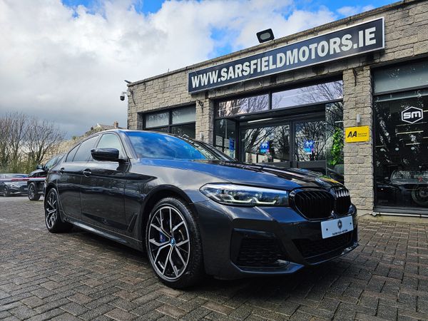 BMW 5-Series Saloon, Petrol Plug-in Hybrid, 2021, Grey
