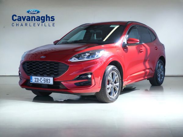 Ford Kuga SUV, Petrol Hybrid, 2022, Red