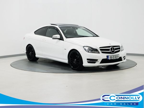 Mercedes-Benz C-Class Coupe, Diesel, 2015, White