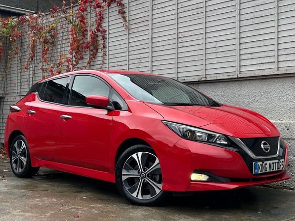 Nissan Leaf Hatchback, Electric, 2021, Red