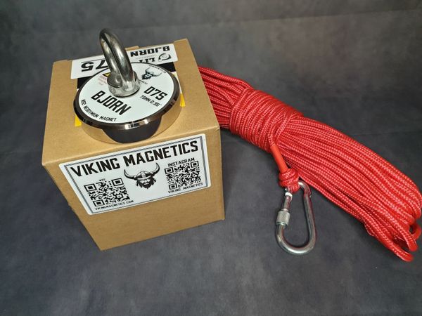 Monster Strong Magnet Fishing D75mm 250kg 20m Rope for sale in Co.  Waterford for €50 on DoneDeal