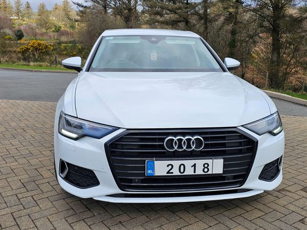 Audi A6 Saloon, Diesel Hybrid, 2018, White