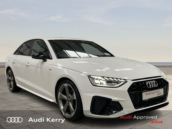 Audi A4 Saloon, Diesel Hybrid, 2021, White