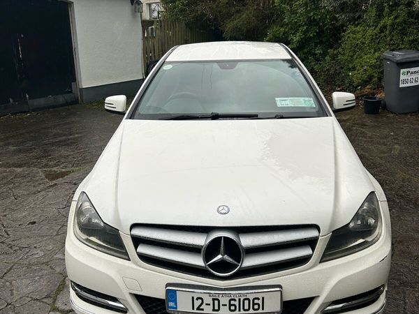 Mercedes-Benz C-Class Coupe, Petrol, 2012, White