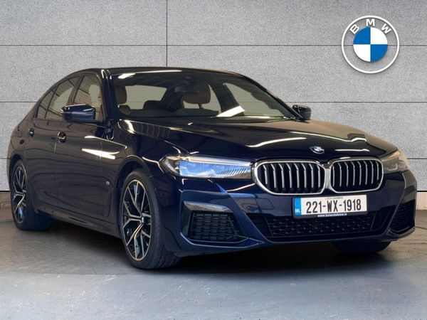 BMW 5-Series Saloon, Diesel, 2022, Blue