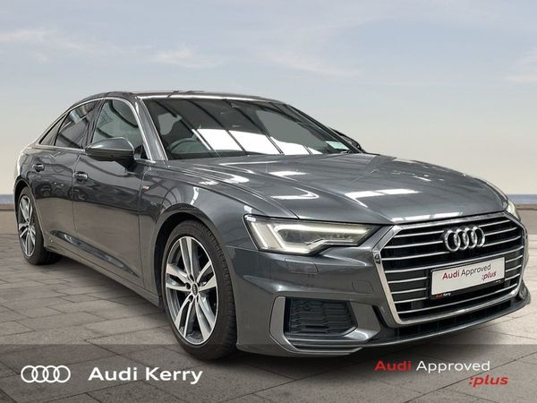 Audi A6 Saloon, Diesel Hybrid, 2021, Grey