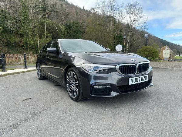 BMW 5-Series Saloon, Petrol Hybrid, 2017, Grey