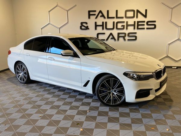 BMW 5-Series Saloon, Petrol Plug-in Hybrid, 2020, White