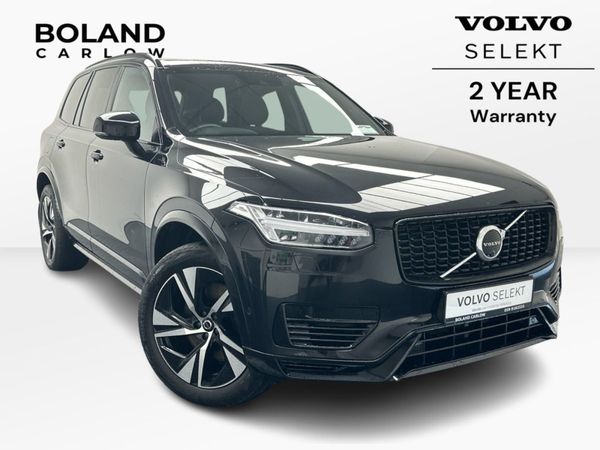 Volvo XC90 SUV, Petrol Plug-in Hybrid, 2021, Black