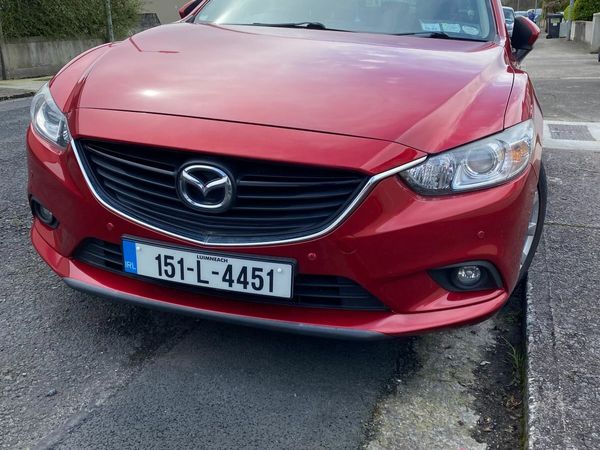 Mazda 6 Saloon, Petrol, 2015, Red