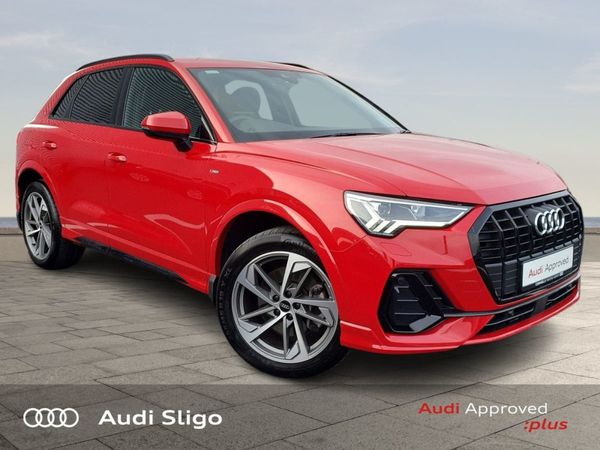 Audi Q3 SUV, Petrol Plug-in Hybrid, 2022, Red