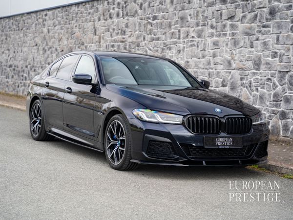 BMW 5-Series Saloon, Petrol Plug-in Hybrid, 2022, Black