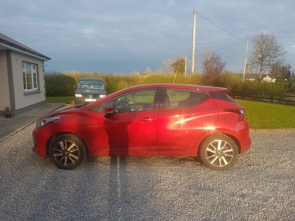 Nissan Micra Hatchback, Petrol, 2018, Red