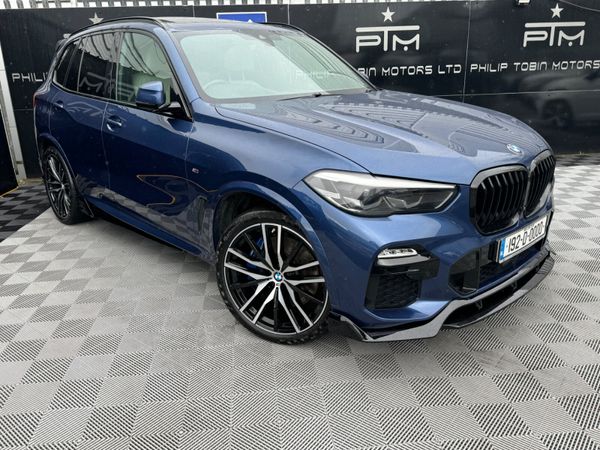 BMW X5 Estate, Petrol Plug-in Hybrid, 2019, Blue