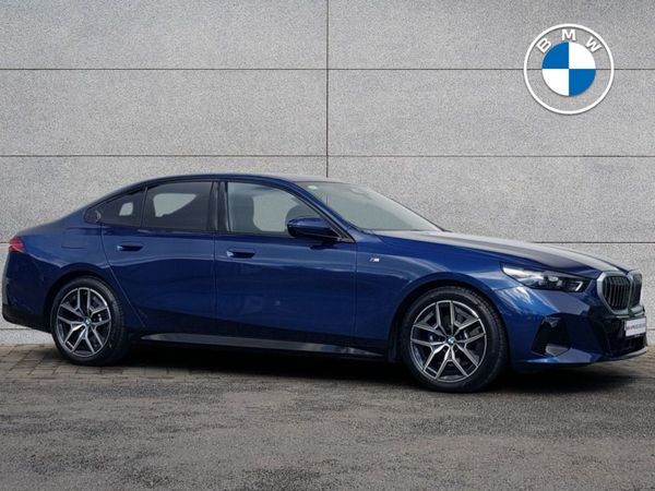 BMW 5-Series Saloon, Petrol, 2023, Blue