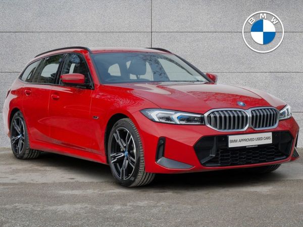 BMW 3-Series Estate, Petrol Plug-in Hybrid, 2023, Red
