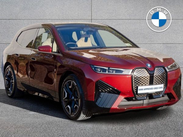 BMW iX SUV, Electric, 2022, Red