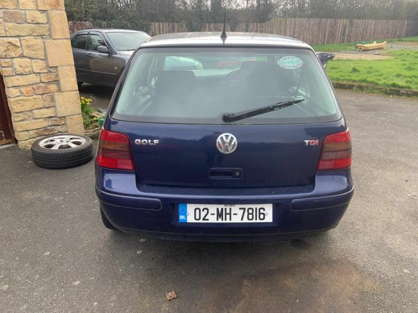 Volkswagen Golf Hatchback, Diesel, 2002, Blue
