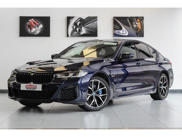 BMW 5-Series Saloon, Hybrid, 2022, Blue