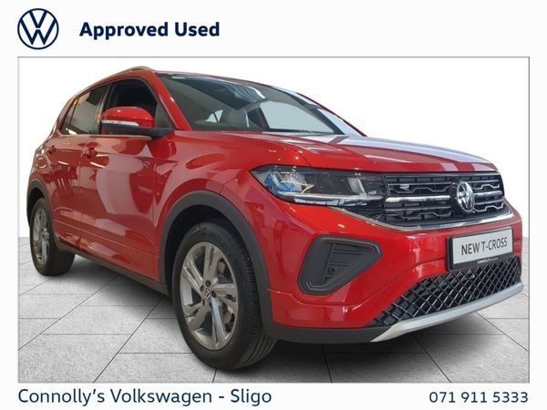 Volkswagen T-Cross Crossover, Petrol, 2024, Red