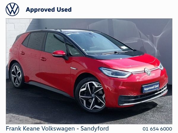 Volkswagen ID.3 Hatchback, Electric, 2022, Red